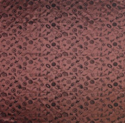 Wyoming Traders Baroque Cowboy Logo Silk Wild Rag