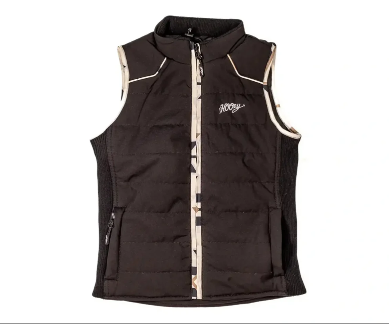 Hooey Girl's Black Aztec Vest