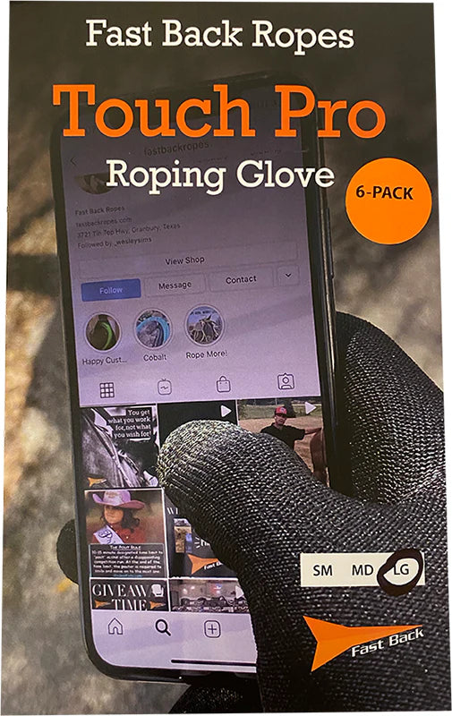 Fast Back Touch Pro Roping Glove