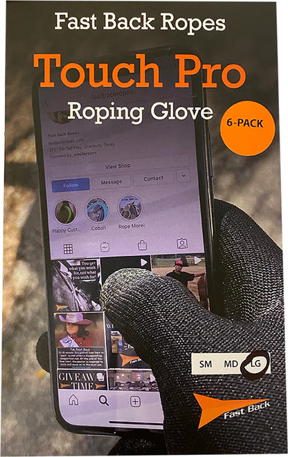 Fast Back Touch Pro Roping Glove