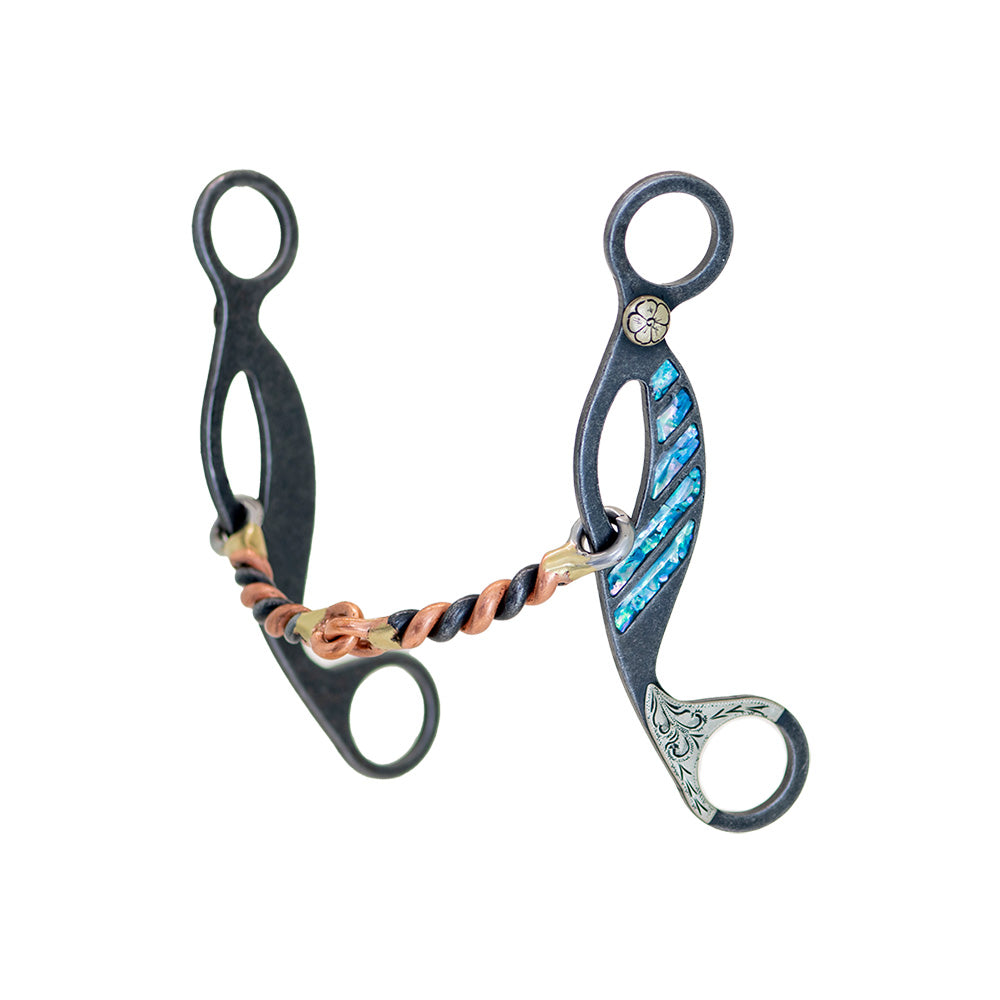 Cowboy TackTurquoise Collection Gag Bit