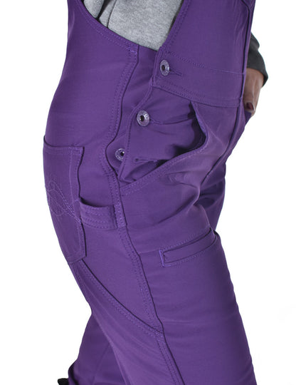 Cowgirl Tuff Women's Winter Tuck In Purple Bibs