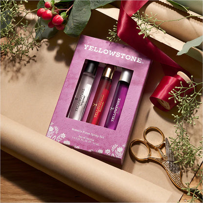 Tru Western Women's Yellowstone Perfume Purse Spray Trio