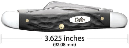 Case Rough Black® Synthetic Medium Stockman Knife