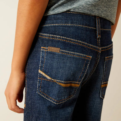 Ariat Boy’s B4 Relaxed Pima Rolland Bootcut Jean 7R Boy’s Bottoms