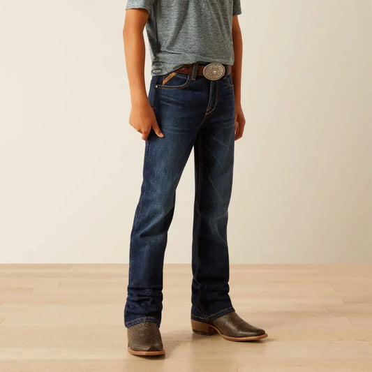Ariat Boy’s B4 Relaxed Pima Rolland Bootcut Jean Boy’s Bottoms