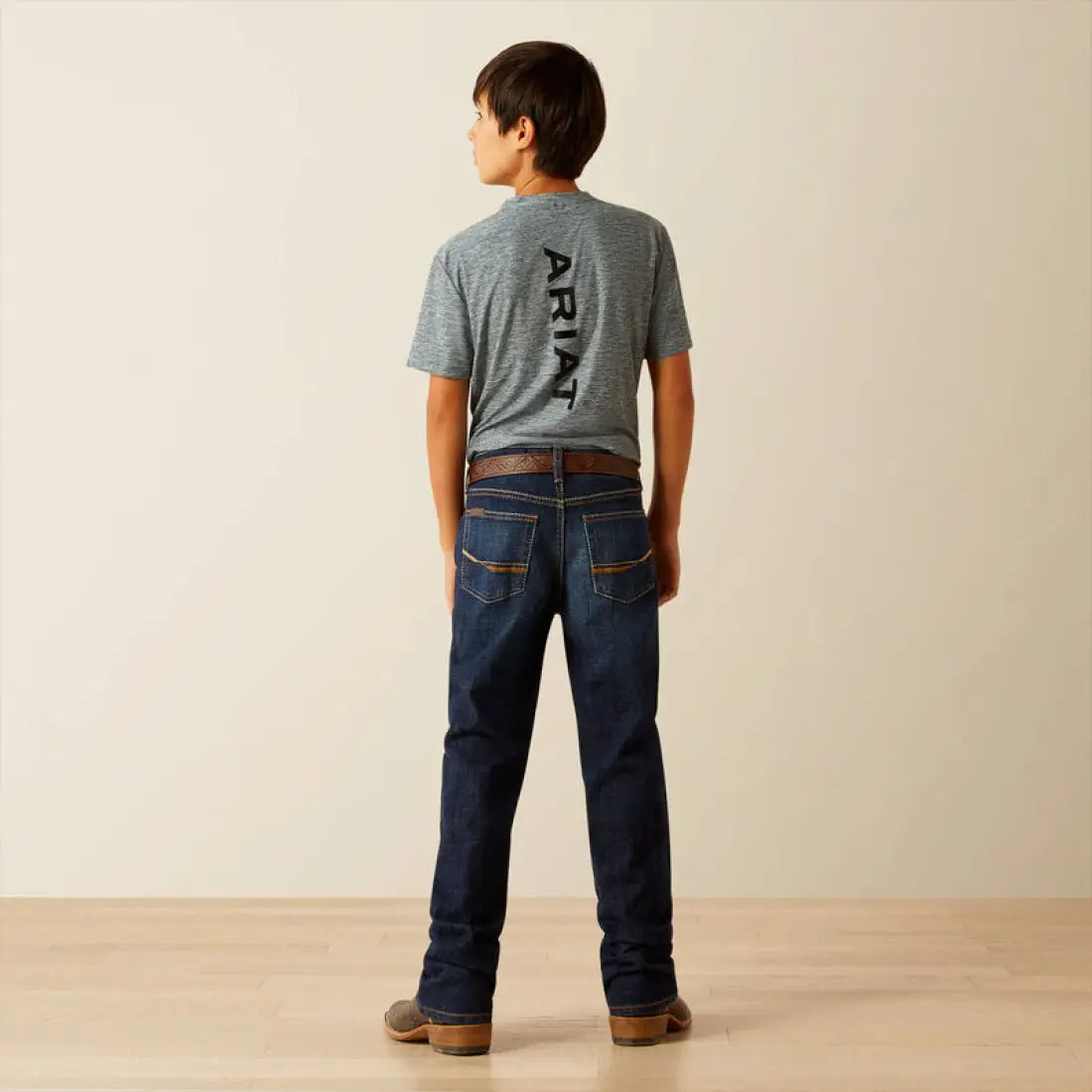 Ariat Boy’s B4 Relaxed Pima Rolland Bootcut Jean Boy’s Bottoms