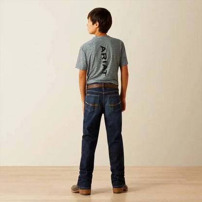 Ariat Boy’s B4 Relaxed Pima Rolland Bootcut Jean Boy’s Bottoms