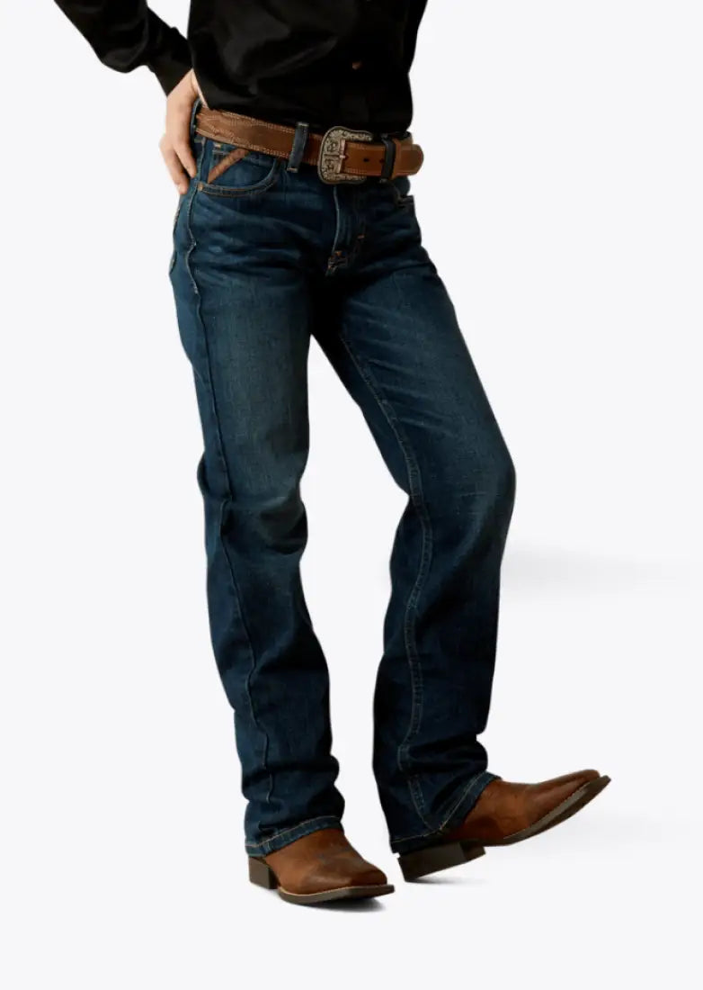 Ariat Boy’s B4 Relaxed Stretch Legacy Boot Cut Jean Boy’s Bottoms