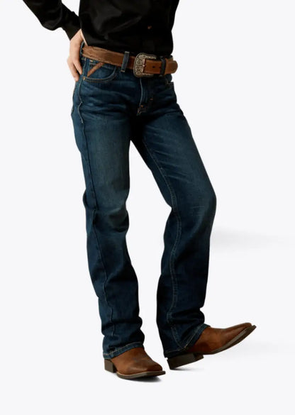 Ariat Boy’s B4 Relaxed Stretch Legacy Boot Cut Jean Boy’s Bottoms