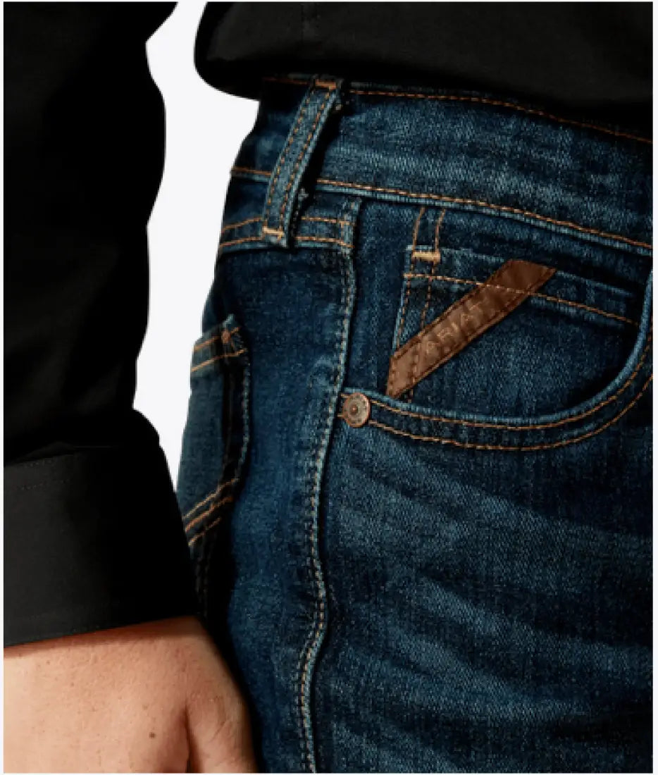 Ariat Boy’s B4 Relaxed Stretch Legacy Boot Cut Jean Boy’s Bottoms