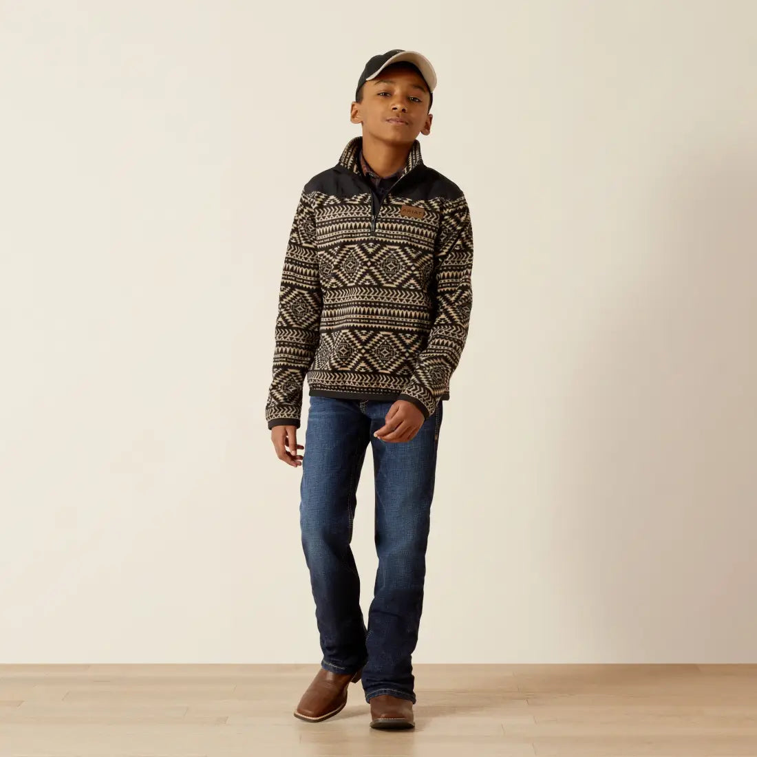 Ariat Boy’s Black Southwest Basis Sweatshirt Boy’s Pullover