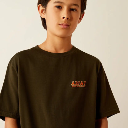Ariat Boy’s Dark Olive Armadillo Half Shell T-Shirt Boy’s T-Shirt