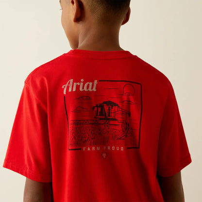 Ariat Boy’s Redline Proud Farmer T-Shirt XSmall Boy’s T-Shirt