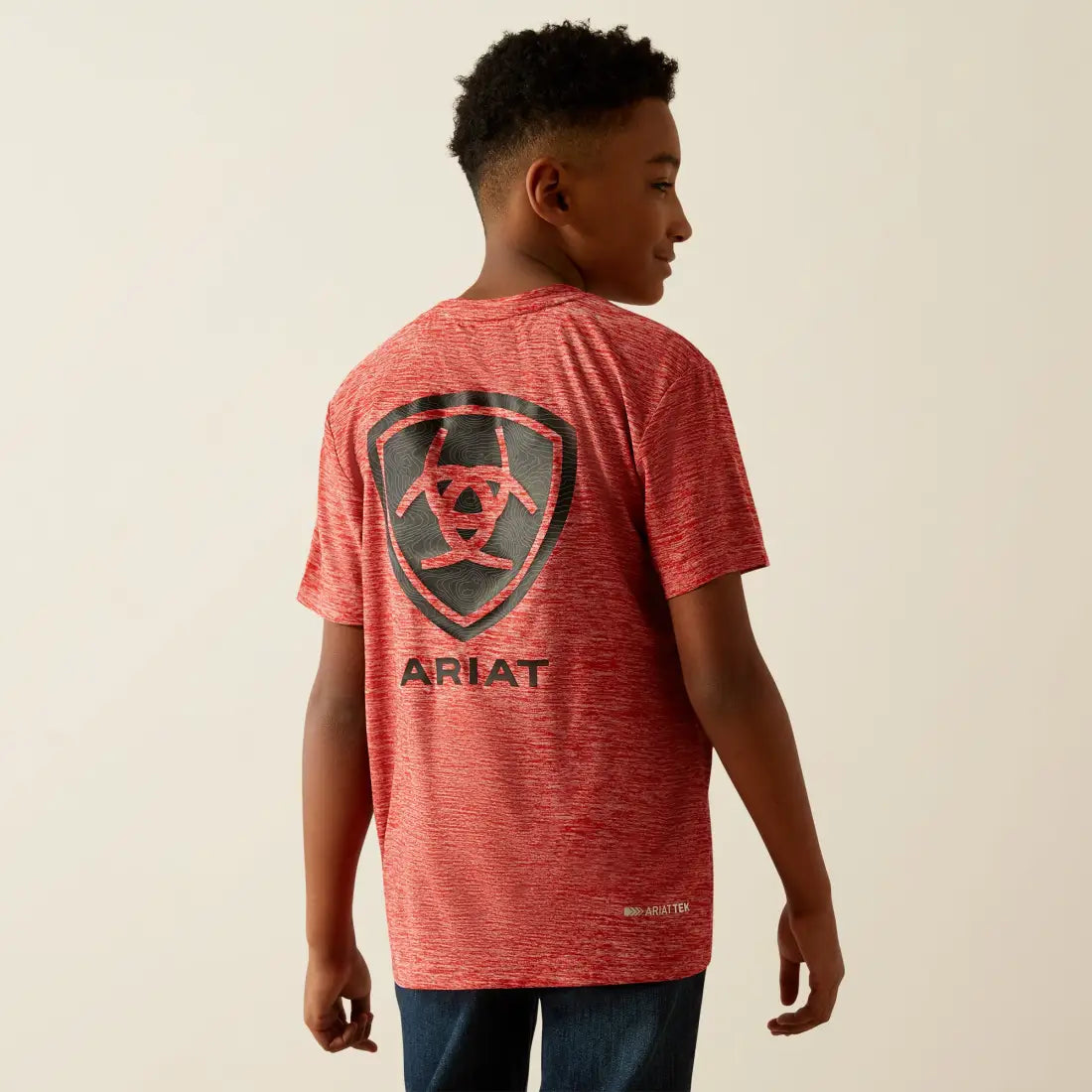 Ariat Boy’s TEK Haute Red Logo Charger T-Shirt Boy’s T-Shirt