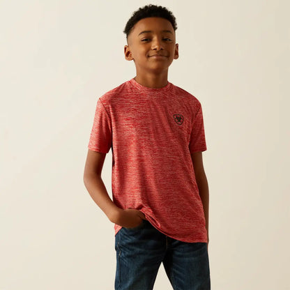 Ariat Boy’s TEK Haute Red Logo Charger T-Shirt Boy’s T-Shirt
