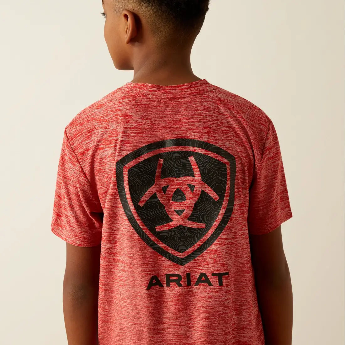 Ariat Boy’s TEK Haute Red Logo Charger T-Shirt XSmall Boy’s T-Shirt