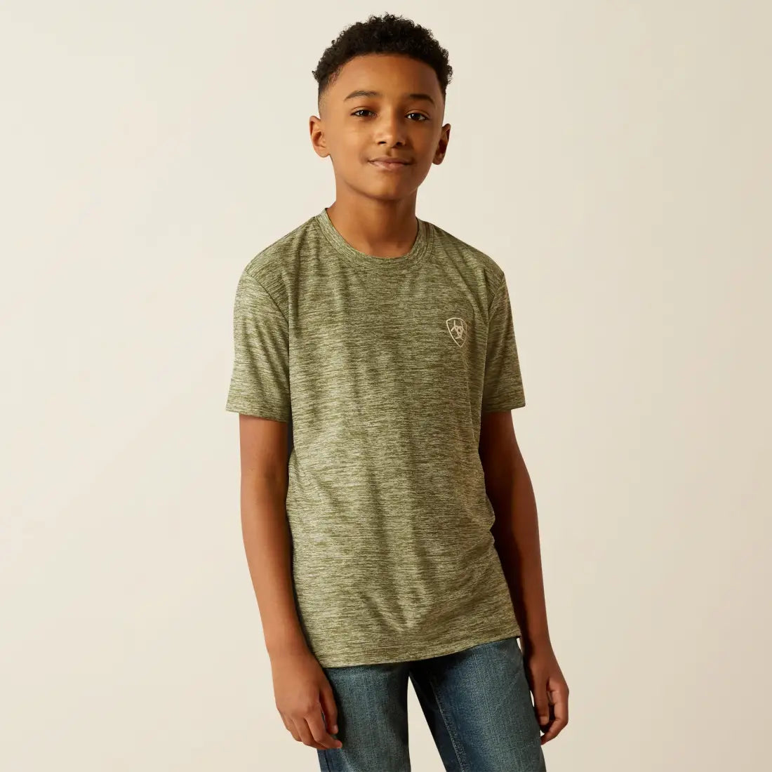 Ariat Boy’s TEK Olive Tree Bark Camo Charger T-Shirt Boy’s T-Shirt