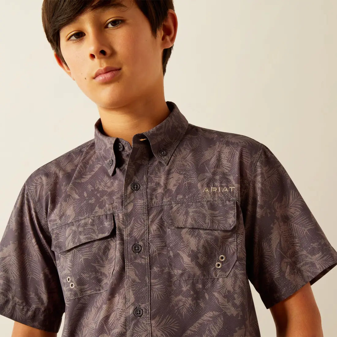 Ariat Boy’s VentTEK Nine Iron Short Sleeve Western Shirt XSmall Boy’s Western