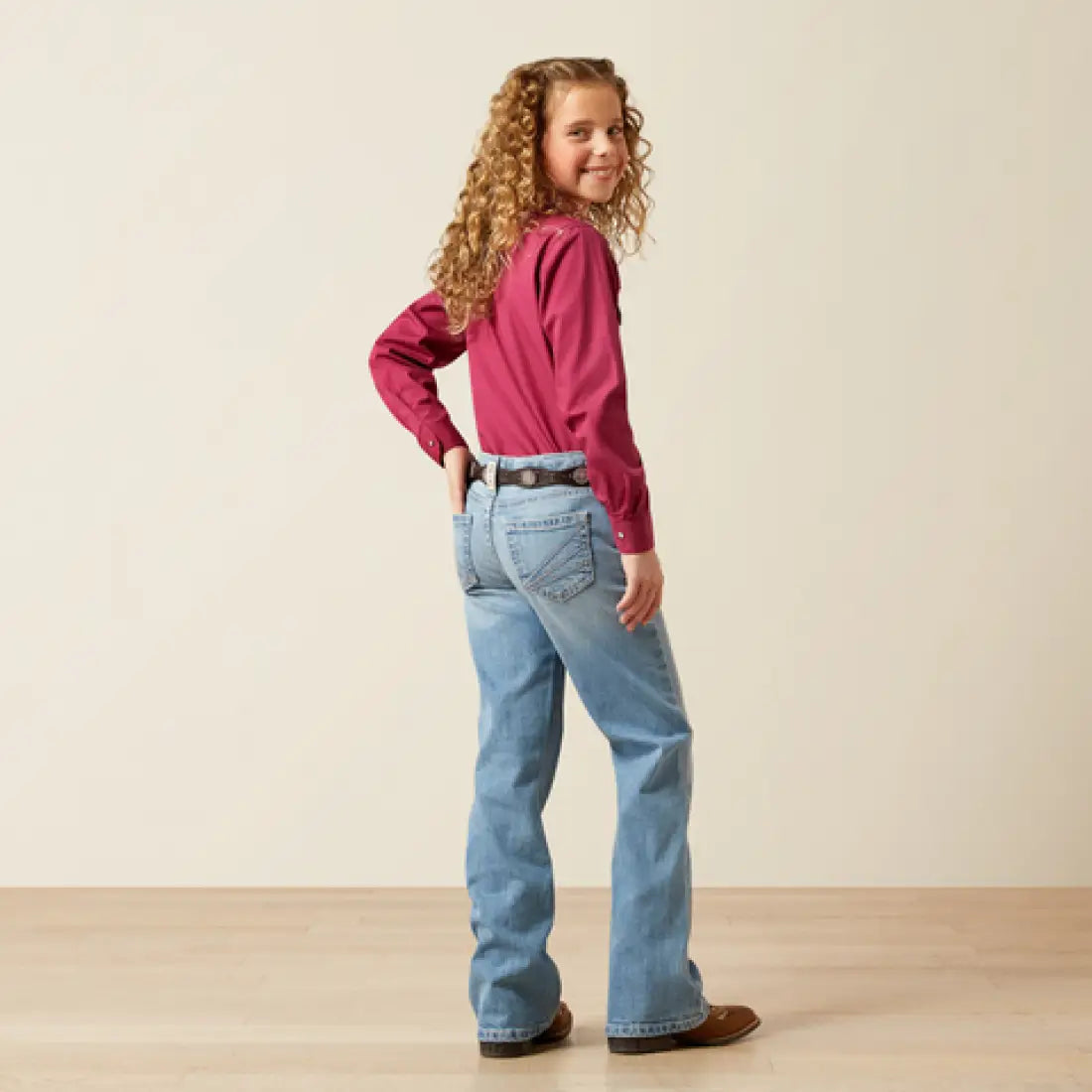 Ariat Girl’s Aisha Naomi Bootcut Jean 7R Girl’s Bottoms