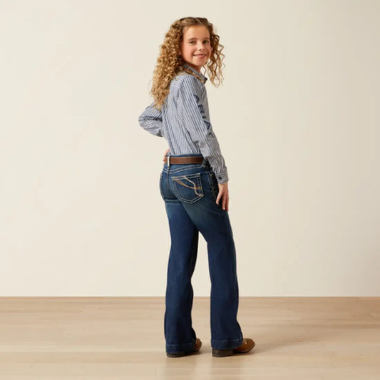 Ariat Girl’s Andrea Pacific Trouser Jean 7R Girl’s Bottoms