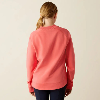 Ariat Girl’s Coral Paradise Benicia Sweatshirt Girl’s Pullover