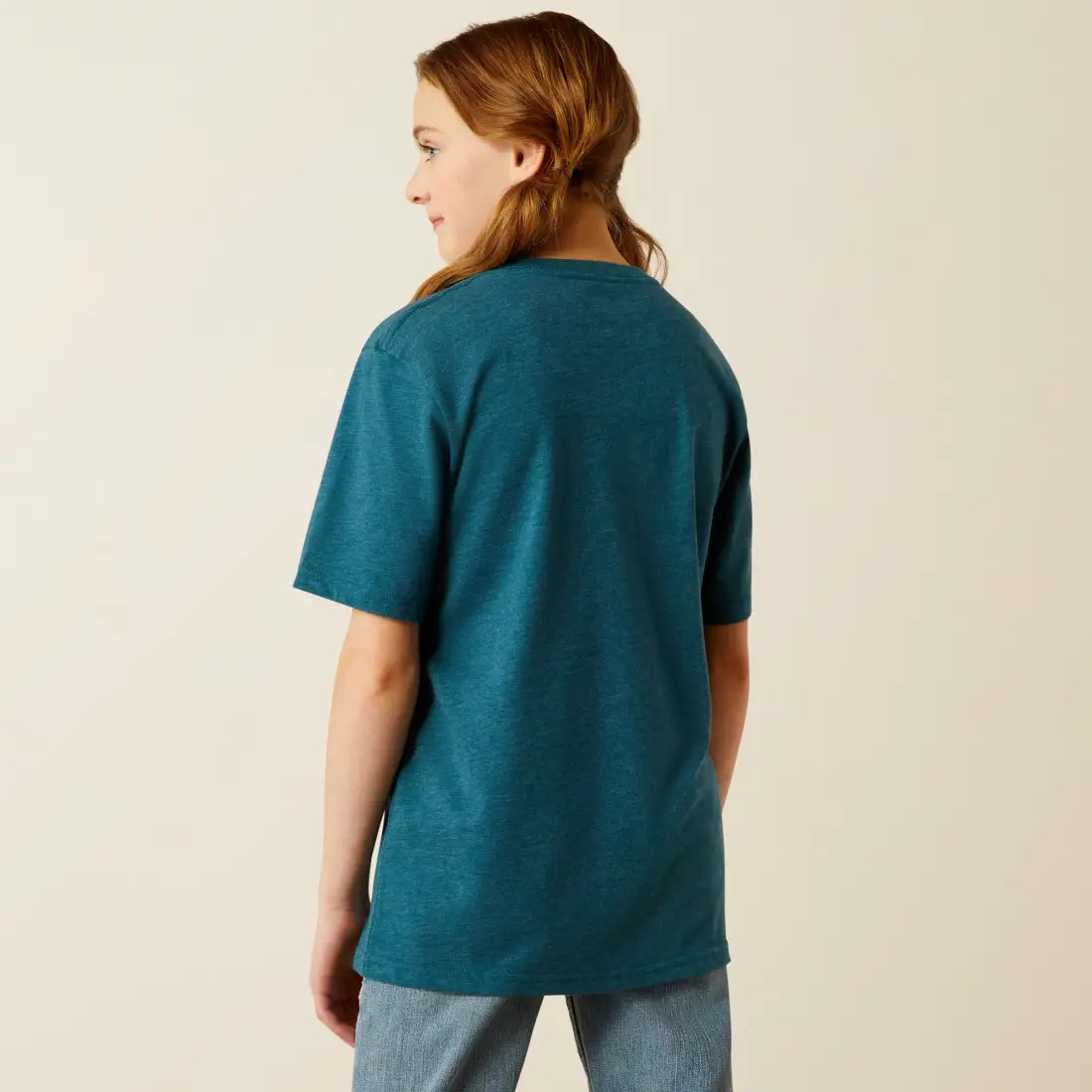 Ariat Girl’s Heather Deep Sea Sunrise T-Shirt Girl’s T-Shirt