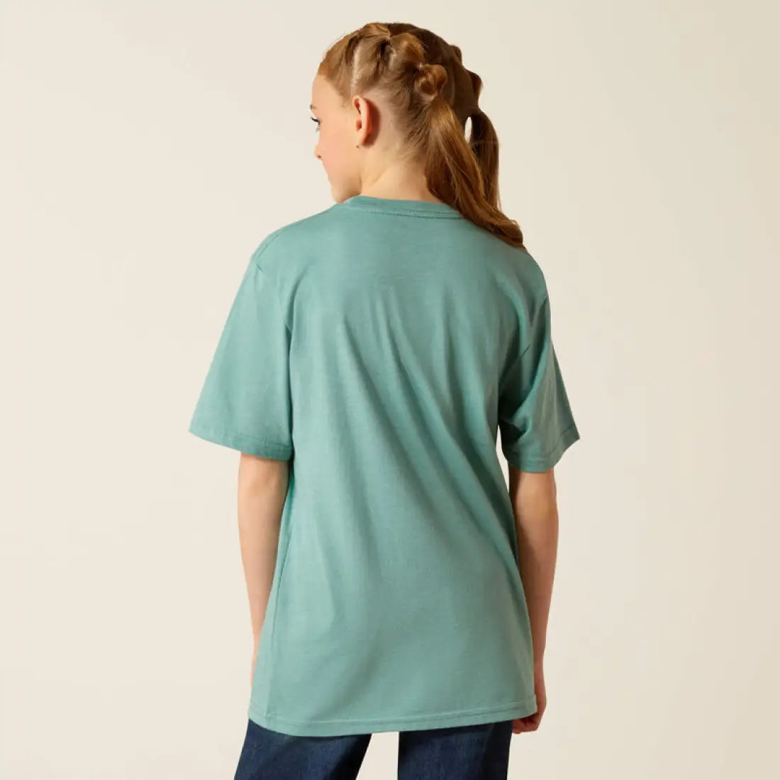 Ariat Girl’s Heather Ocean Blue Garden Boot T-Shirt Girl’s T-Shirt