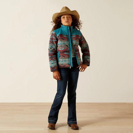 Ariat Girl’s Inez Blanket/Dragonfly Crius Jacket Girl’s Coat