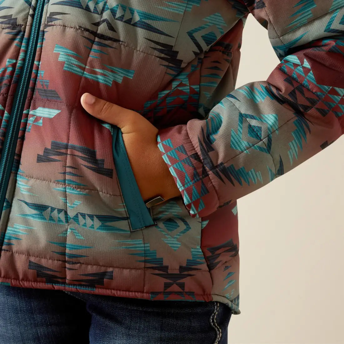 Ariat Girl’s Inez Blanket/Dragonfly Crius Jacket Girl’s Coat