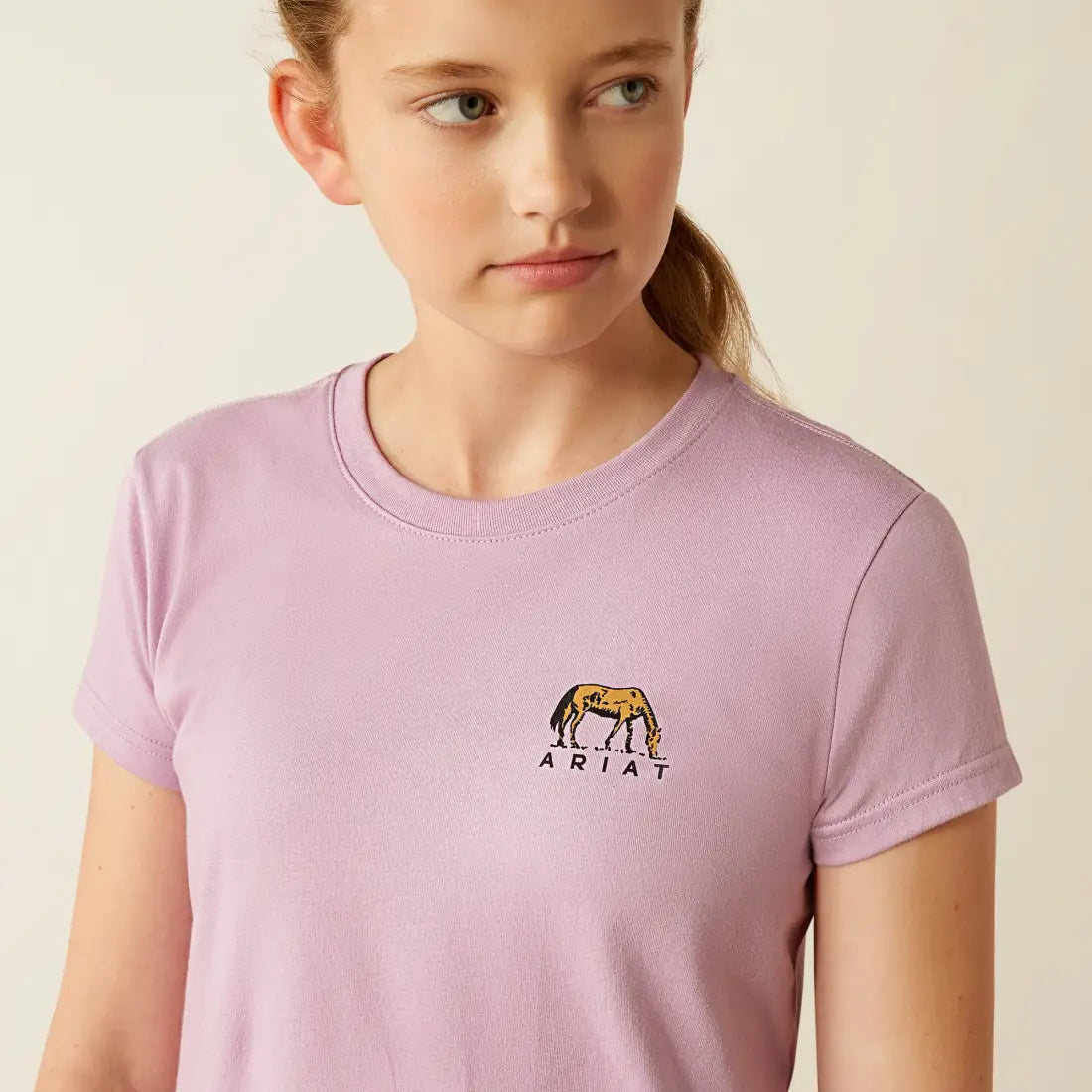 Ariat Girl’s Lavender Mist Meadow Pony T-Shirt Girl’s T-Shirt