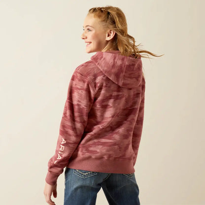 Ariat Girl’s Mauve Blur 2.0 Hoodie Girl’s Pullover