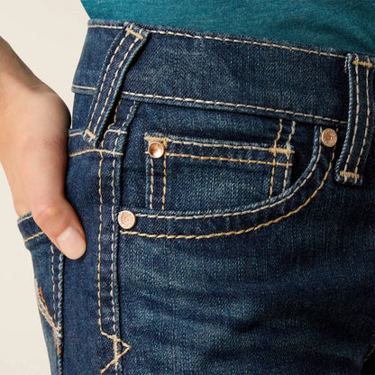 Ariat Girl’s Mid Rise Olivia Pacific Trouser Jean Girl’s Bottoms