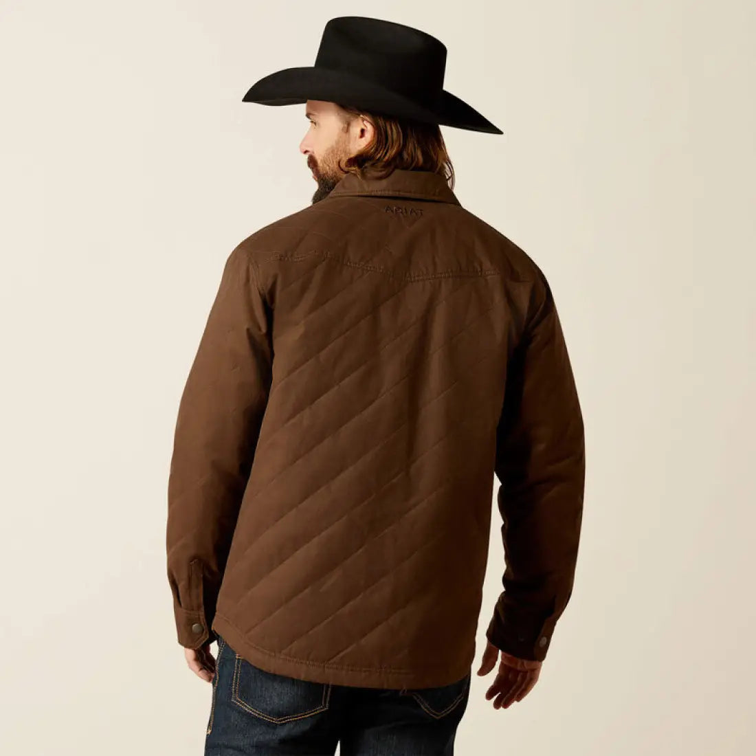 Ariat Men’s Demitasse Quilted Shirt Jacket Men’s Coat