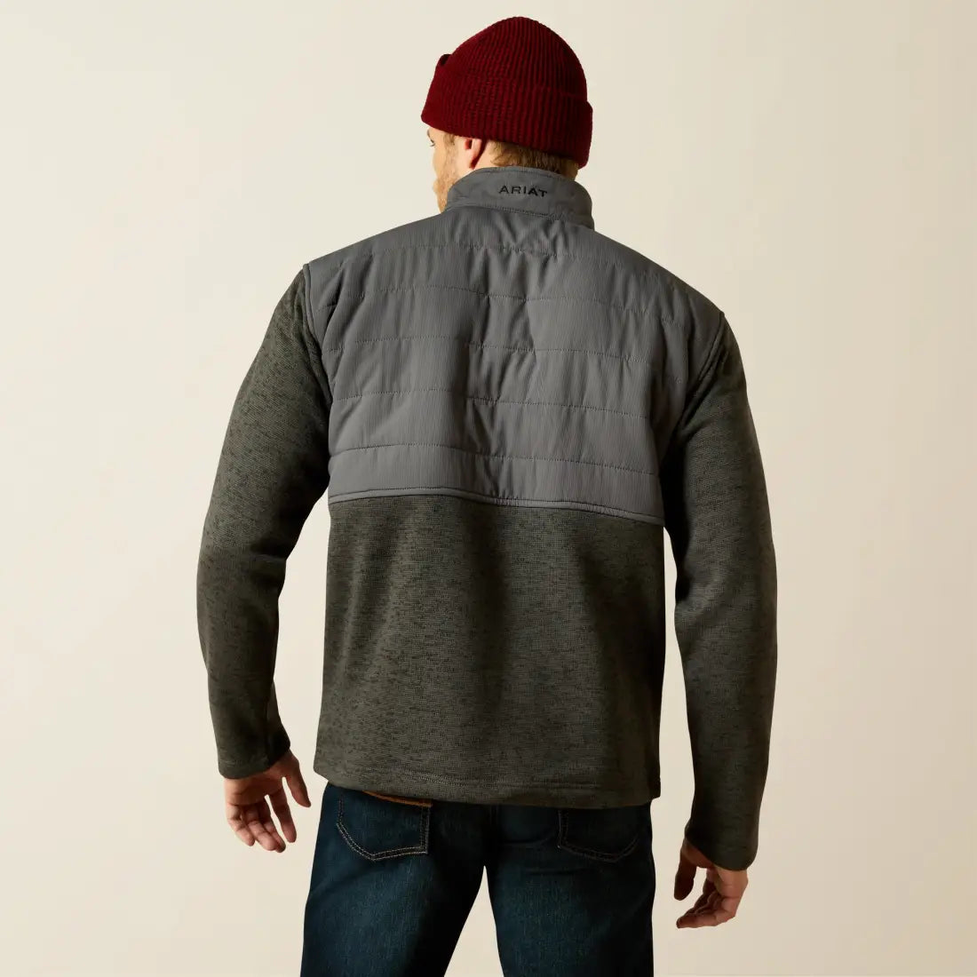 Ariat Men’s Gray Caldwell Reinforced Snap Pullover Men’s Pullover