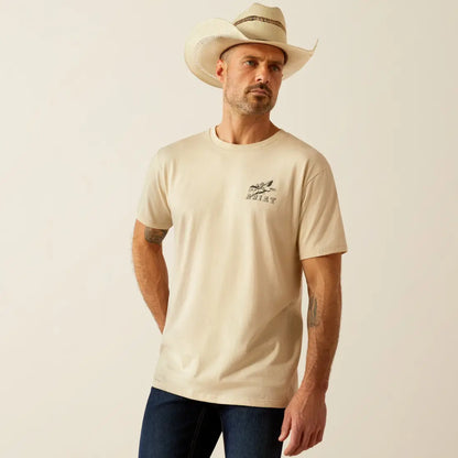 Ariat Men’s Natural Bronc Ridin’ Heritage T-Shirt Men’s T-Shirt