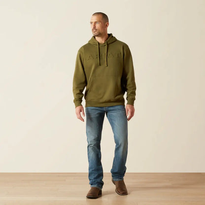 Ariat Men’s Winter Moss Embossed Logo Hoodie Men’s Pullover