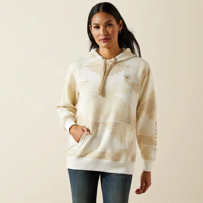 Ariat Women’s Beige Sedona Print 2.0 Hoodie Women’s Pullover