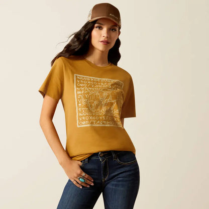 Ariat Women’s Harvest Gold Longhorn Brand T-Shirt Women’s T-Shirt