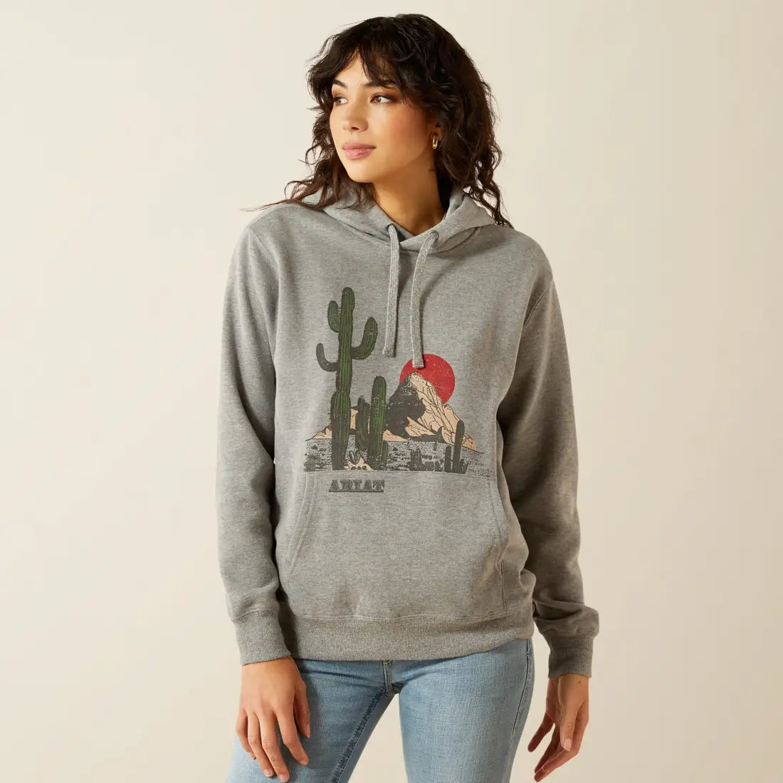 Ariat Women’s Heather Gray San Pedro Hoodie Women’s Pullover