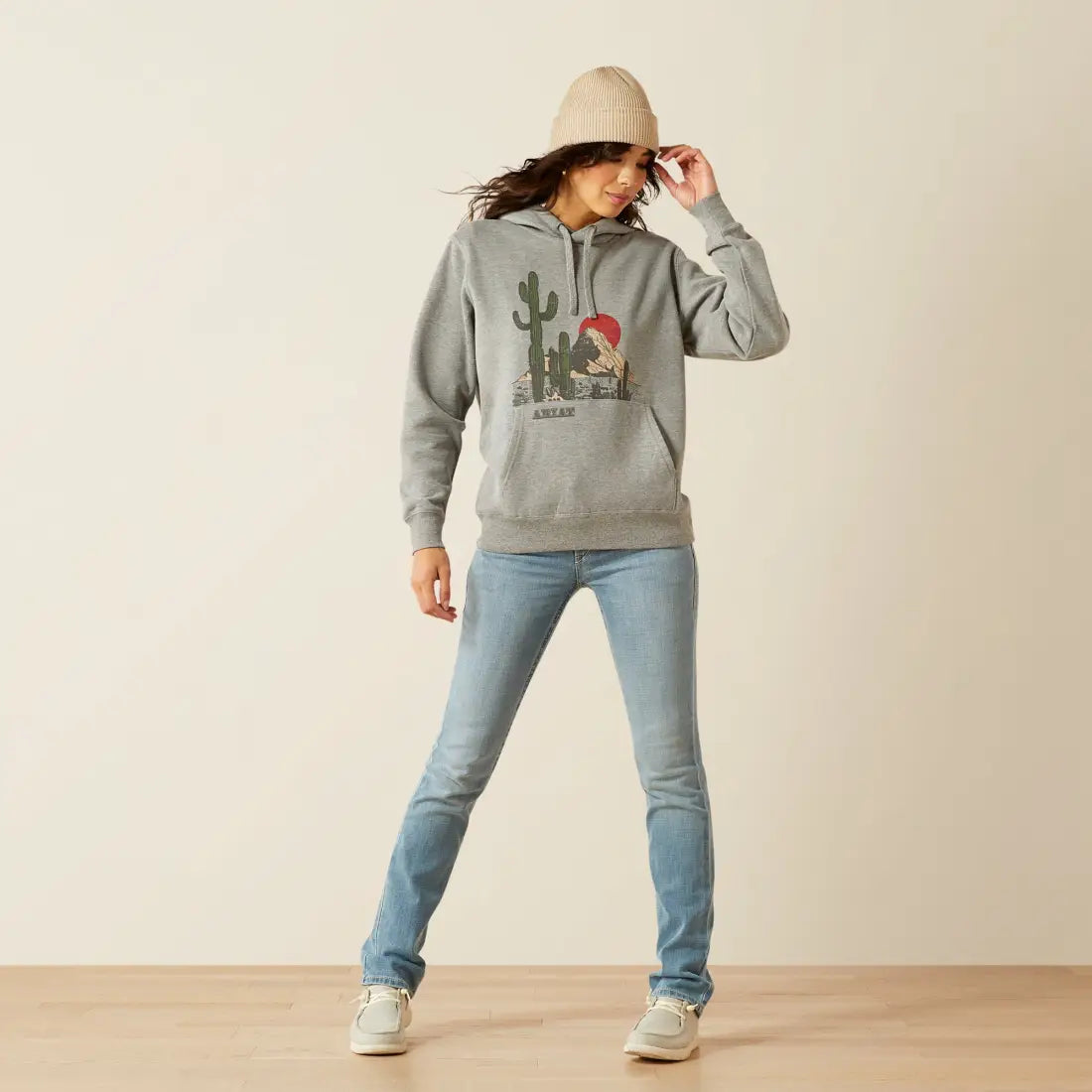 Ariat Women’s Heather Gray San Pedro Hoodie Women’s Pullover
