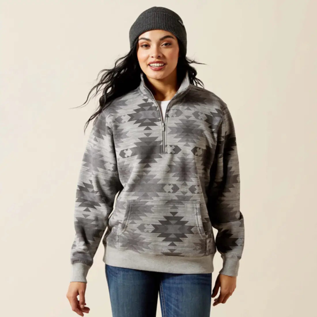 Ariat Women’s Marble Southwest Sienna 1/2 Zip Sweatshirt Women’s Pullover