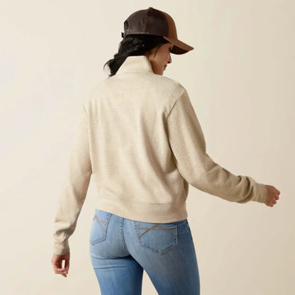 Ariat Women’s Oatmeal Heather High Noon 1/2 Zip Pullover Women’s Pullover