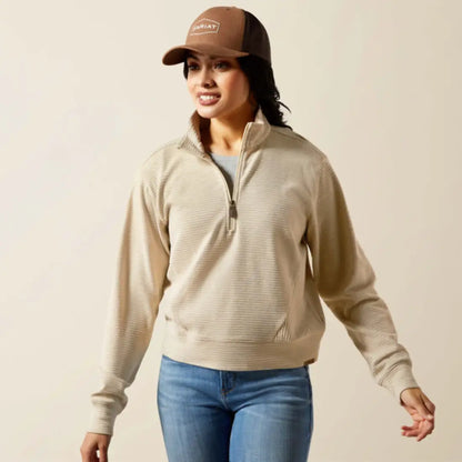 Ariat Women’s Oatmeal Heather High Noon 1/2 Zip Pullover Women’s Pullover
