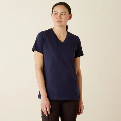 Ariat Women’s Rebar Cotton Strong V-Neck T-Shirt XSmall / Navy Women’s T-Shirt