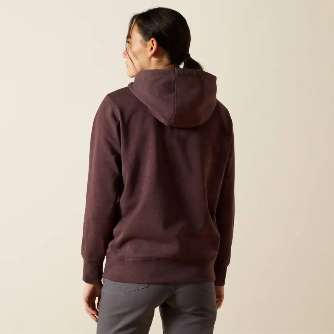 Ariat Women’s Rebar Heather Maroon/Purple 1/2 Zip Hoodie Women’s Pullover