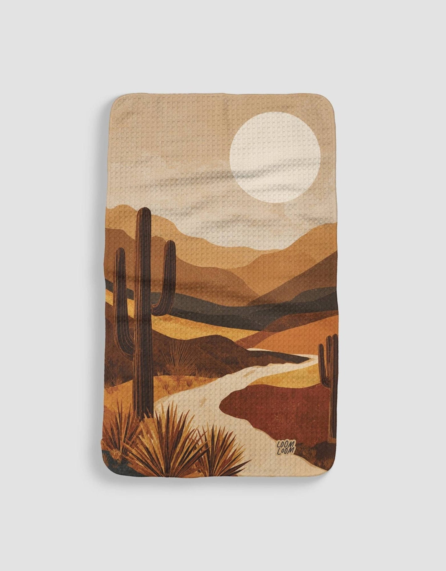 Autumn Desert- Loom Loom Kitchen Tea Towel
