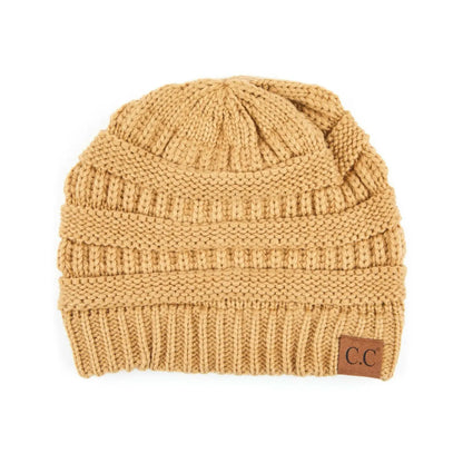 C.C Beanie Classic Fuzzy Lined Beanie