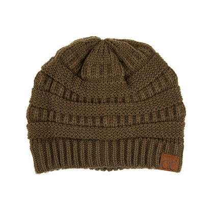 C.C Beanie Classic Fuzzy Lined Beanie