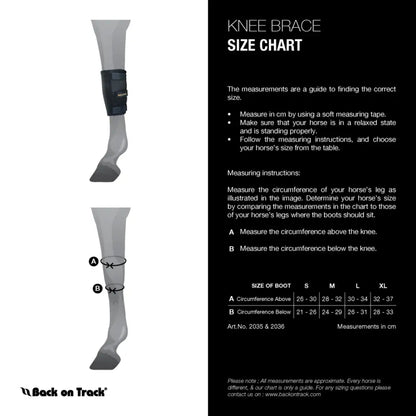 Back On Track Therapeutic Horse Knee Boots (Pair) Horse Therapy